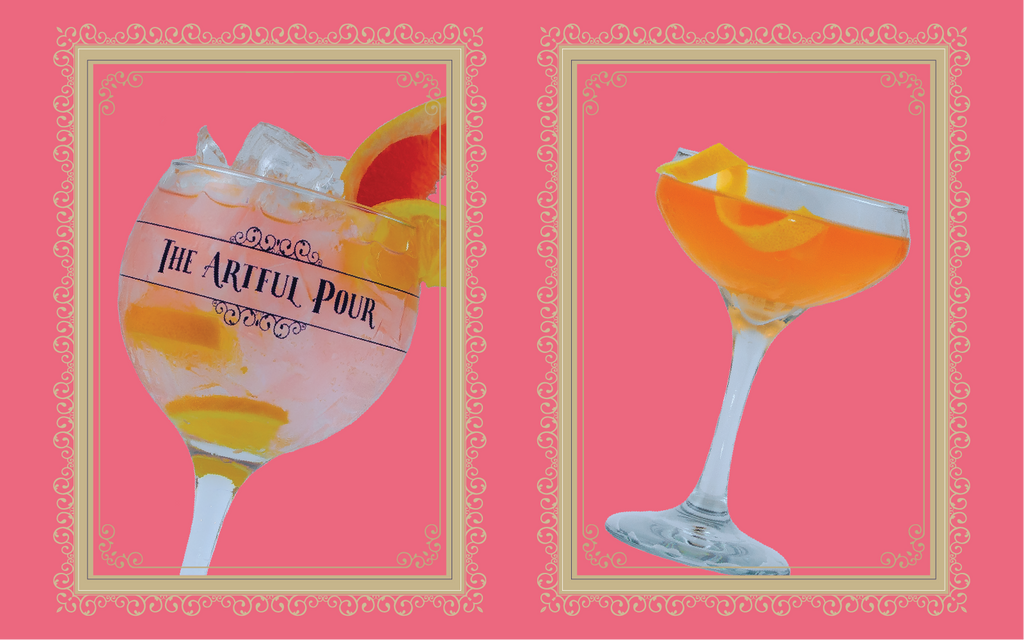 Pink Grapefruit Gin G&T recipe, Gin serves, Classic Pours and Artful Pours.
