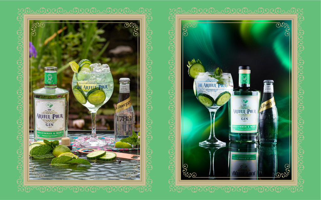 The Artful Pour Original Collection - Yorkshire Cucumber & Mint Gin
